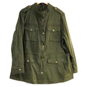 Denim 24/7 military style jacket. Never worn.